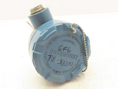 Rosemount 68 Temperature Sensor 12" Probe CF6-TE/TW-3330 Explosion Proof Head