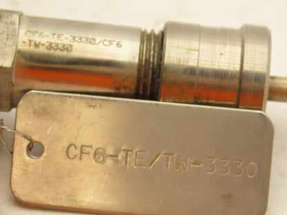 Rosemount 68 Temperature Sensor 12" Probe CF6-TE/TW-3330 Explosion Proof Head