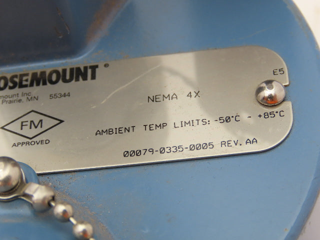 Rosemount 68 Temperature Sensor 12" Probe CF6-TE/TW-3330 Explosion Proof Head