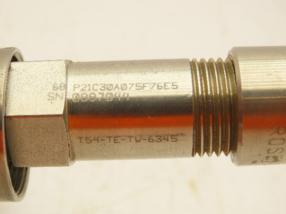 Rosemount 68 Temperature Sensor 12" Probe T54-TE/TW-6345 Explosion Proof Head