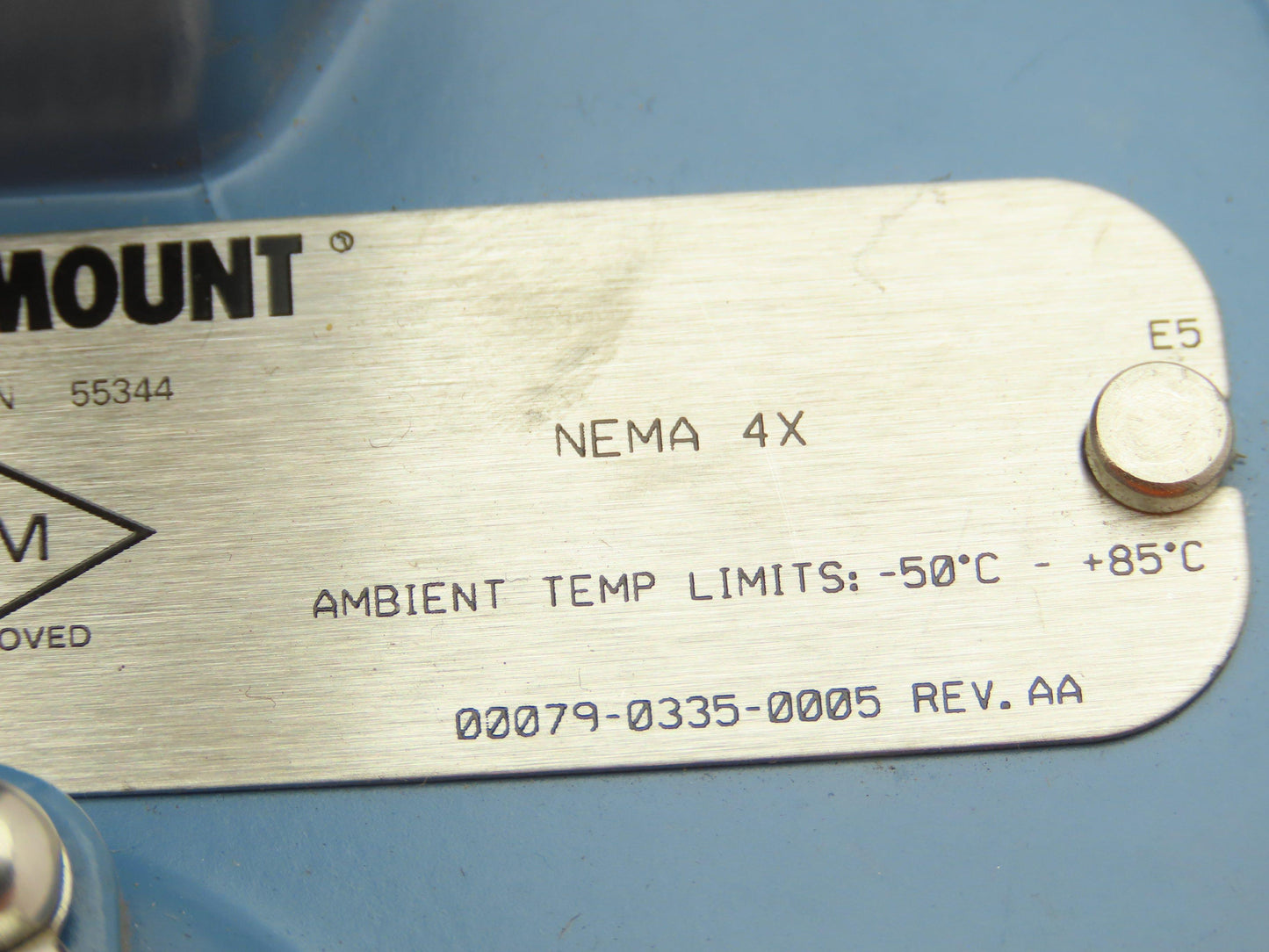 Rosemount 68 Temperature Sensor 12" Probe T54-TE/TW-6345 Explosion Proof Head