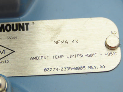 Rosemount 68 Temperature Sensor 12" Probe T54-TE/TW-6345 Explosion Proof Head