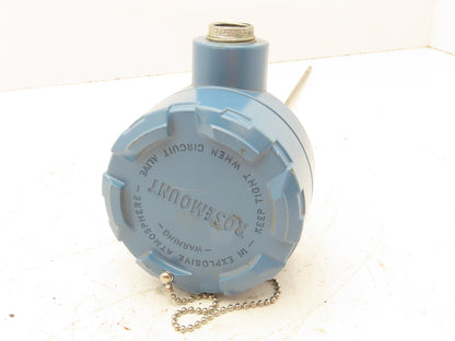 Rosemount 68 Temperature Sensor 12" Probe T54-TE/TW-6345 Explosion Proof Head