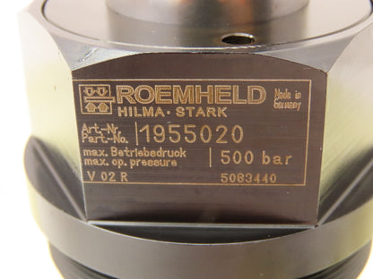 Roemheld 1955020 Threaded-body work support 500 Bar