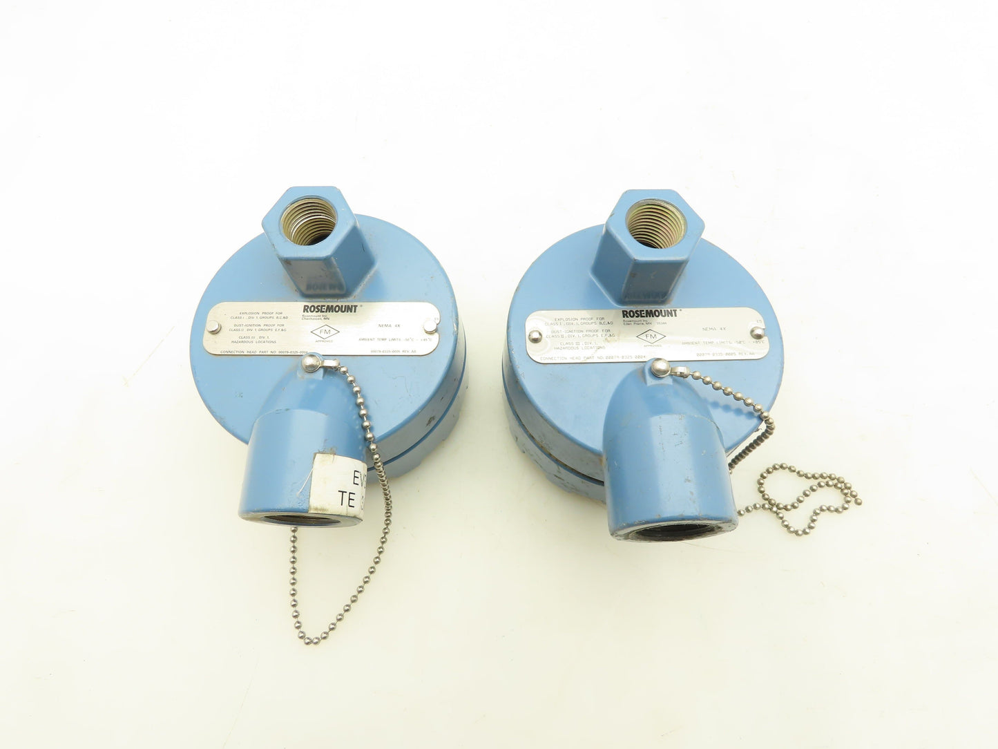 Rosemount 00079-0325-0004 Junction Box Explosion Proof Head NEMA 4X  Lot of 2