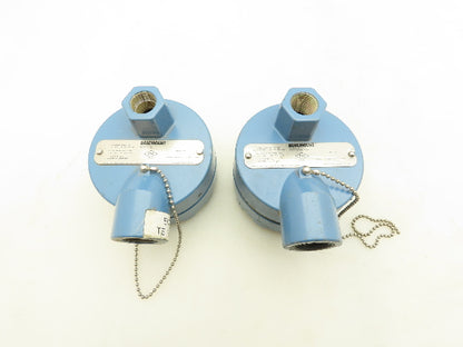 Rosemount 00079-0325-0004 Junction Box Explosion Proof Head NEMA 4X  Lot of 2