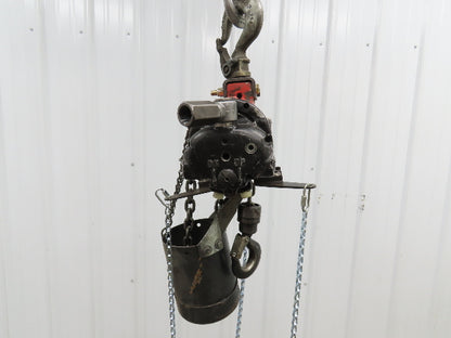 Aro 1/4 Ton 500lb Pneumatic Air Chain Hoist 7'8" Lift Travel Pull Chain