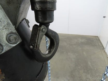 Aro 1/4 Ton 500lb Pneumatic Air Chain Hoist 7'8" Lift Travel Pull Chain
