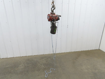 Aro 1/4 Ton 500lb Pneumatic Air Chain Hoist 7'8" Lift Travel Pull Chain