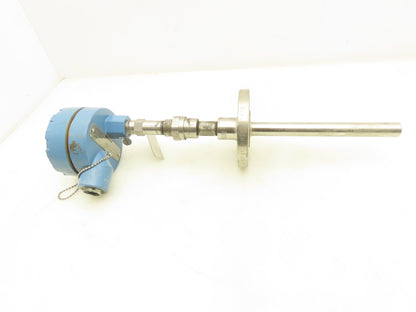 Rosemount 68 Temperature Sensor 1" Flanged Probe T51-TE/TW-6301 Explosion Proof