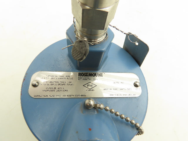 Rosemount 68 Temperature Sensor 1" Flanged Probe T51-TE/TW-6301 Explosion Proof