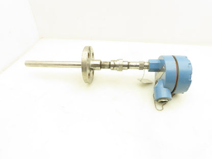 Rosemount 68 Temperature Sensor 1" Flanged Probe T51-TE/TW-6301 Explosion Proof