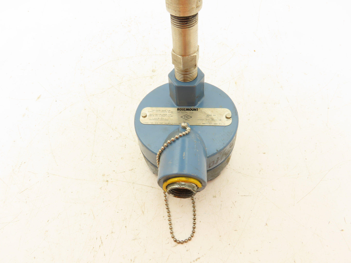 Rosemount 68 Temperature Sensor 1" Flanged Probe T51-TE/TW-6340 Explosion Proof