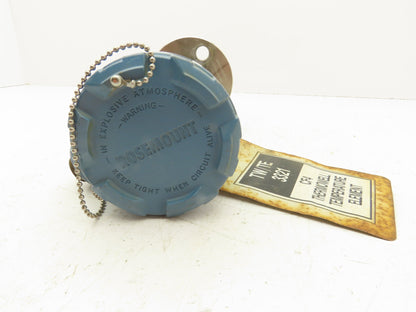 Rosemount 68 Temperature Sensor 1" Flanged Probe CF4-TE/TW-3321 Explosion Proof