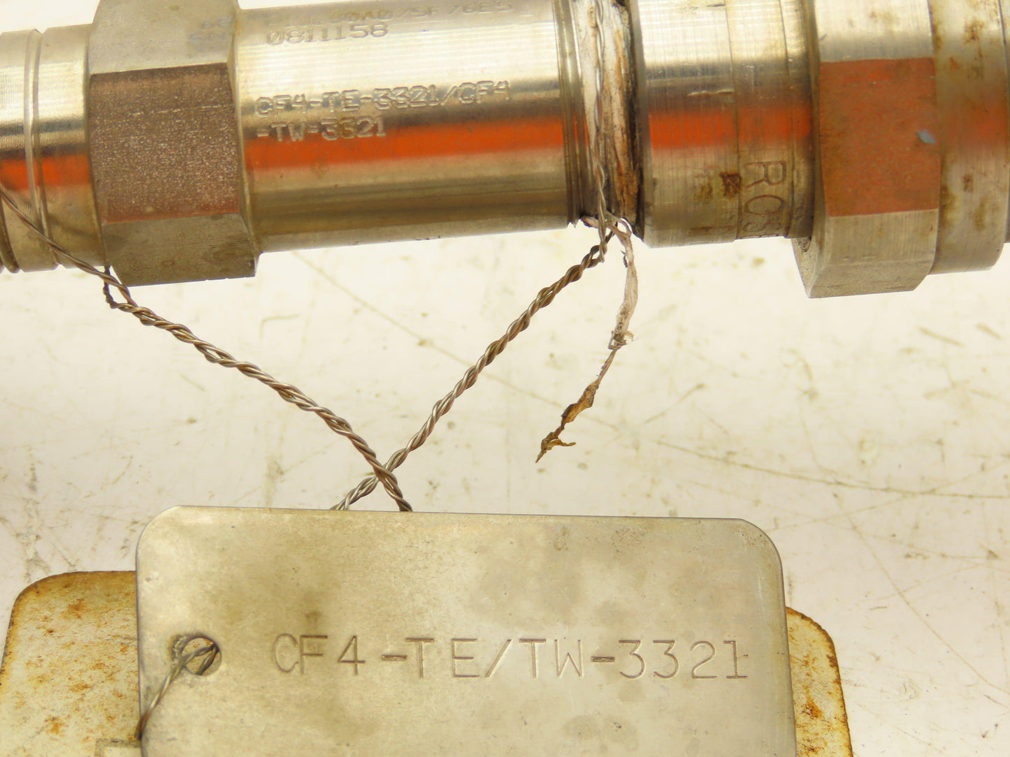 Rosemount 68 Temperature Sensor 1" Flanged Probe CF4-TE/TW-3321 Explosion Proof