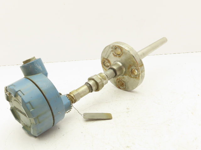 Rosemount 68 Temperature Sensor 1" Flanged Probe CF5-TE/TW-3313 Explosion Proof