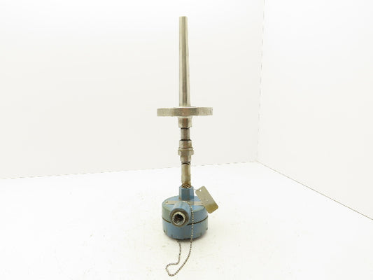 Rosemount 68 Temperature Sensor 1" Flanged Probe CF5-TE/TW-3313 Explosion Proof