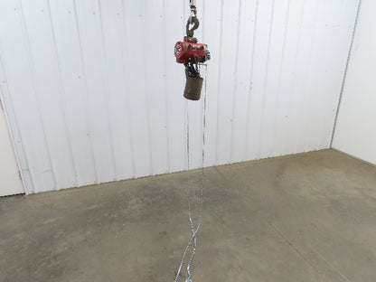 Aro R 1/4 Ton 500lb Pneumatic Air Chain Hoist 7'9" Lift Travel Pull Chain
