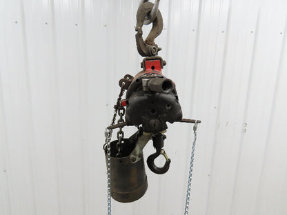 Aro 1/4 Ton 500lb Pneumatic Air Chain Hoist 7'7" Lift Travel Pull Chain