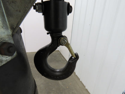 Aro 1/4 Ton 500lb Pneumatic Air Chain Hoist 7'7" Lift Travel Pull Chain