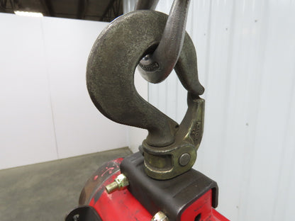 Aro R 1/4 Ton 500lb Pneumatic Air Chain Hoist 7'10" Lift Travel Pull Chain
