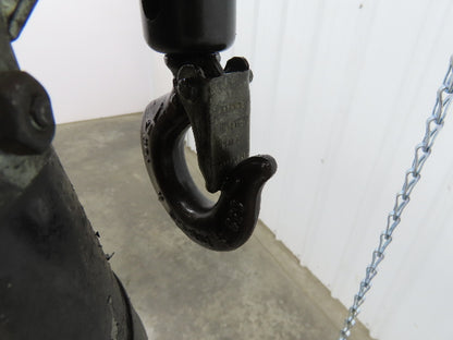 Aro R 1/4 Ton 500lb Pneumatic Air Chain Hoist 7'10" Lift Travel Pull Chain