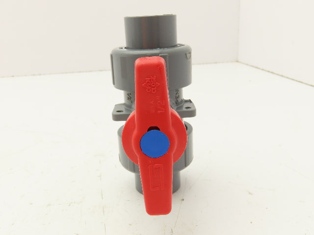 Spears 1839V-005C Industrial Ball Valve True Union CPVC Type 2000 1/2" Vented