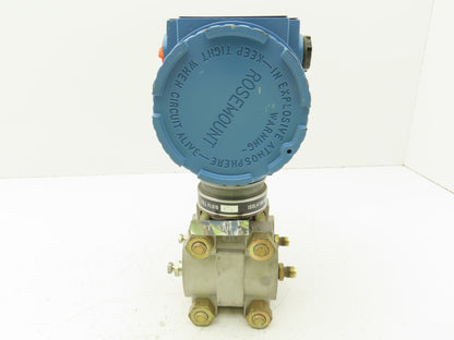 Rosemount 3051 Smart Pressure Transmitter  -.5 to .5" WC 3051D1A21S1I5D3