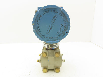 Rosemount 3051 Smart Pressure Transmitter  -.5 to .5" WC 3051D1A21S1I5D3