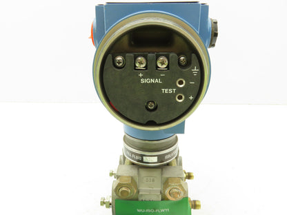 Rosemount 3051 D1A21S1I5D3 Smart Pressure Transmitter 0 to 1" WC 1/4" Manifold