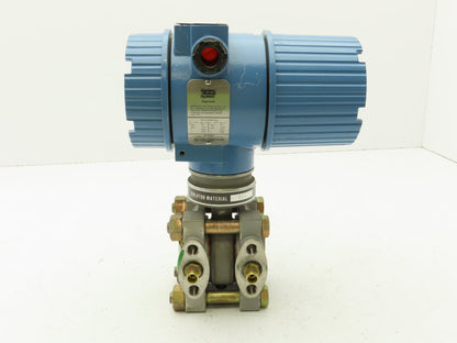 Rosemount 3051 D1A21S1I5D3 Smart Pressure Transmitter 0 to 1" WC 1/4" Manifold