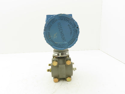 Rosemount 3051 D1A21S1I5D3 Smart Pressure Transmitter 0 to 2" WC 1/4" Manifold