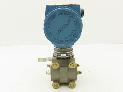 Rosemount 3051 D1A21S1I5D3 Smart Pressure Transmitter 0 to 5" WC 1/4" Manifold