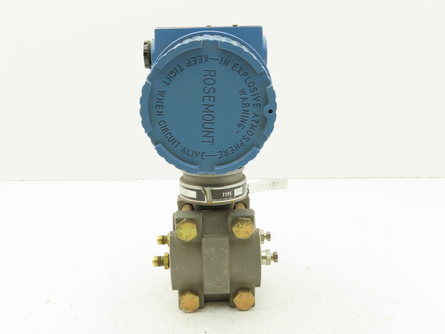 Rosemount 3051 D1A21S1I5D3 Smart Pressure Transmitter 0 to 5" WC 1/4" Manifold