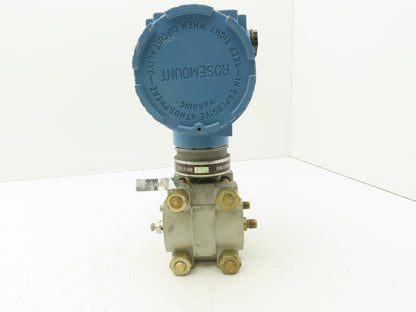 Rosemount 3051 D2A21S1I5D3 Smart Pressure Transmitter 0-277.3" H2O