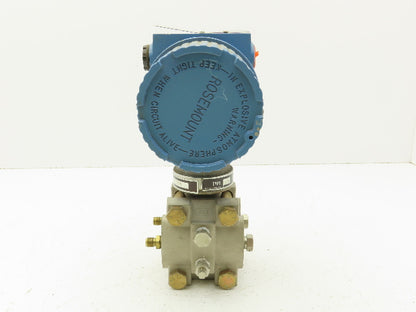 Rosemount 3051 D1A21S1B1D4M1 Smart Pressure Transmitter 0-25" H2O 	1/4" Manifold