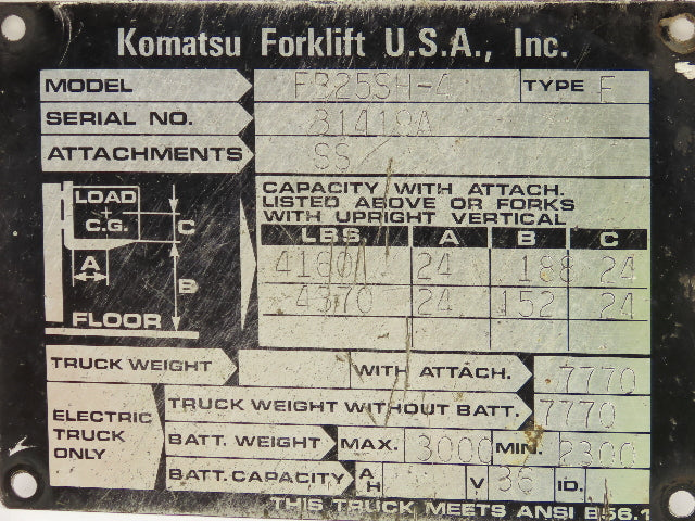 Char-Lynn UBS095B12A2D Komatsu Forklift Hydraulic Pump