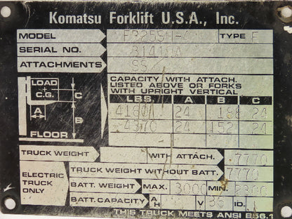Char-Lynn UBS095B12A2D Komatsu Forklift Hydraulic Pump