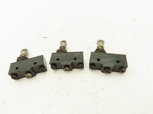 Omron Z-01HQ2255 B Forklift Snap Action Limit Switch Lot of 3