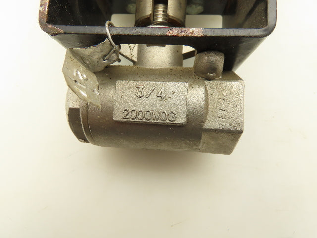 Milwaukee Controls MC2 Pneumatic Actuator Ball Valve w/Positioner 3/4" NPT