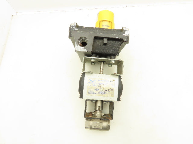 Milwaukee Controls MC2 Pneumatic Actuator Ball Valve w/Positioner 3/4" NPT