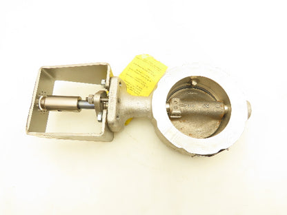 Crane Flowseal 04-1WA-22DRTG-BOJ Stainless Butterfly Valve 4" Wafer Style 150#
