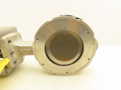 Crane Flowseal 04-1WA-22DRTG-BOJ Stainless Butterfly Valve 4" Wafer Style 150#