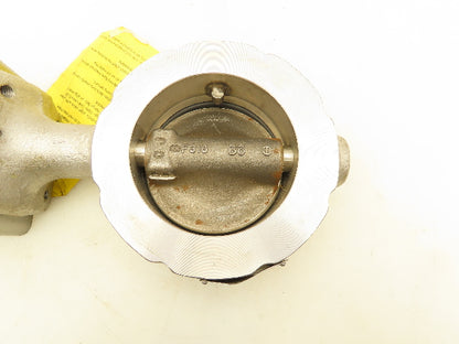 Crane Flowseal 04-1WA-22DRTG-BOJ Stainless Butterfly Valve 4" Wafer Style 150#