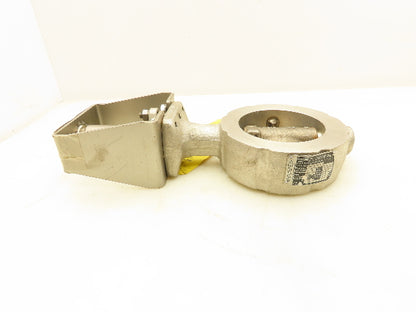 Crane Flowseal 04-1WA-22DRTG-BOJ Stainless Butterfly Valve 4" Wafer Style 150#