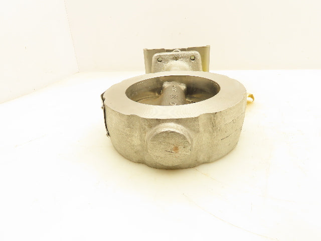Crane Flowseal 04-1WA-22DRTG-BOJ Stainless Butterfly Valve 4" Wafer Style 150#