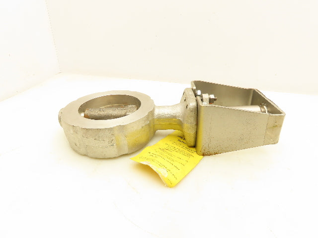 Crane Flowseal 04-1WA-22DRTG-BOJ Stainless Butterfly Valve 4" Wafer Style 150#