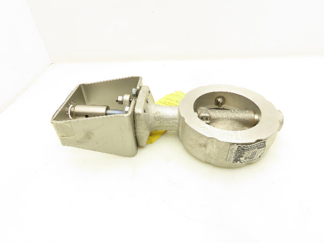 Crane Flowseal 04-1WA-22DRTG-BOJ Stainless Butterfly Valve 4" Wafer Style 150#