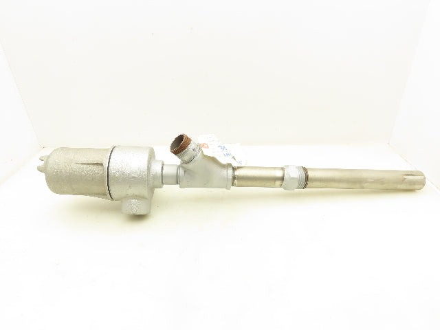 Crouse Hinds Explosion Proof Ignitor Gas Pilot Burner Pipe Assembly 30"