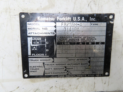 General Electric EV-100 Komatsu Forklift SRC Controller Unit